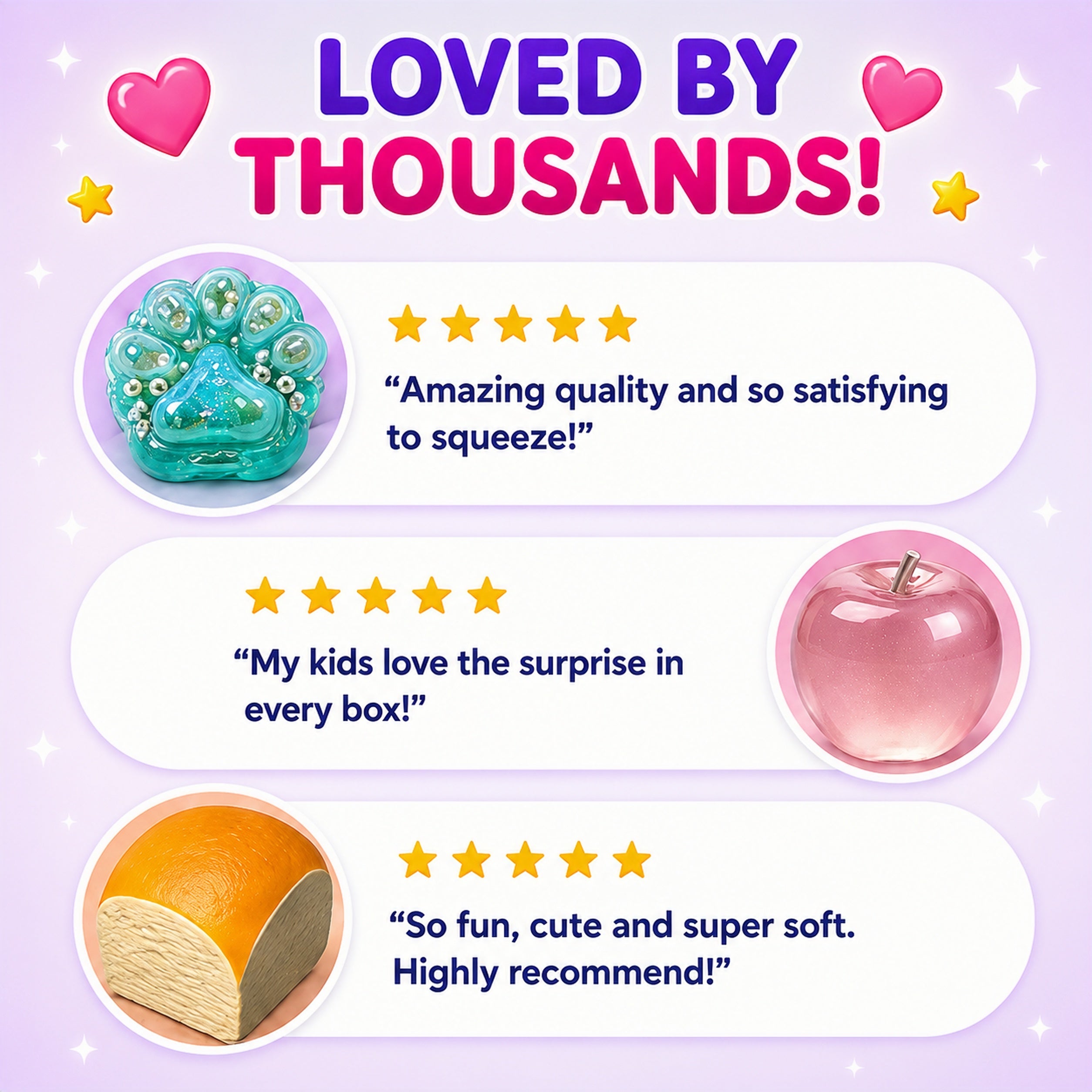 Squishy Fun BoxT Sweet Treat Edition