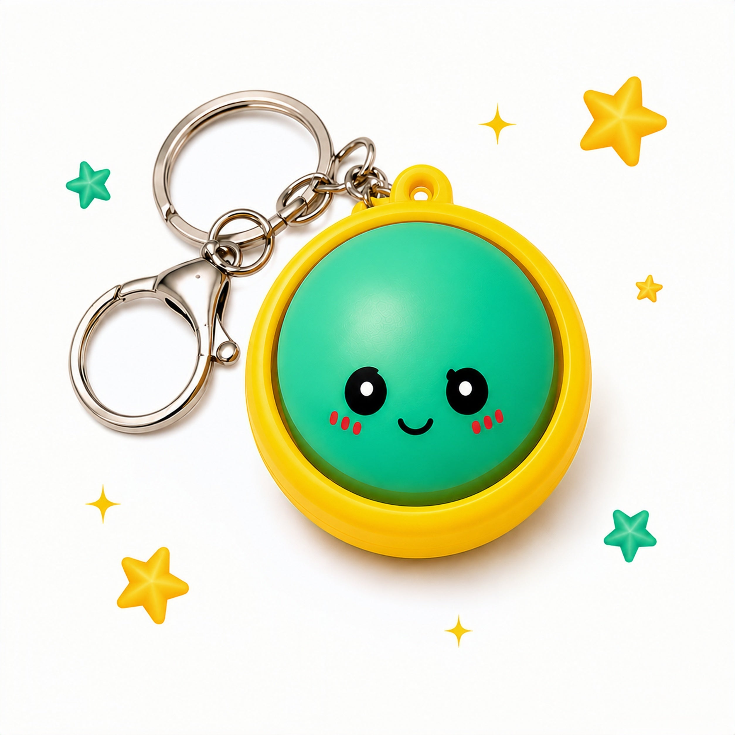 Glowing DumplingT Fidget Keychain