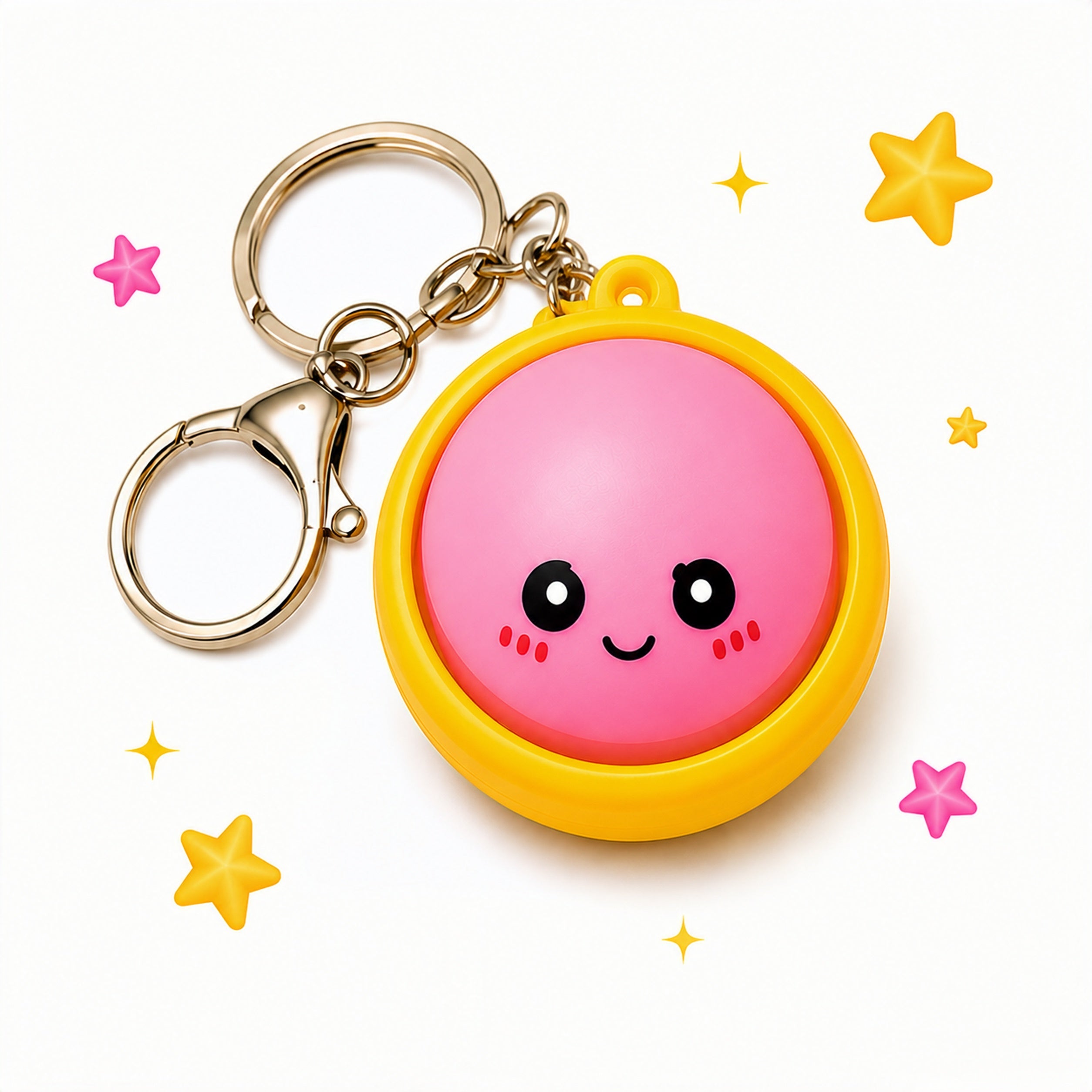 Glowing DumplingT Fidget Keychain