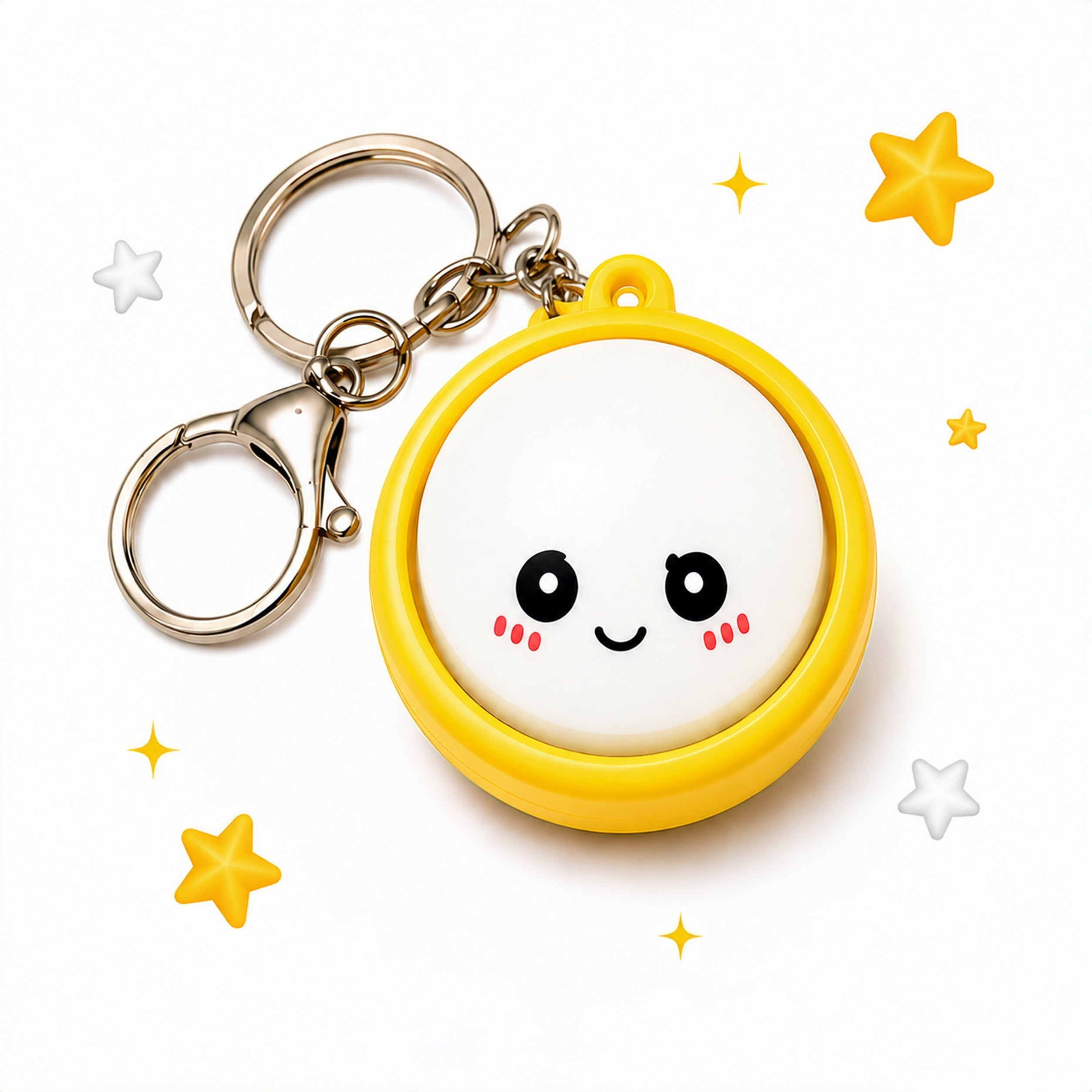 Glowing DumplingT Fidget Keychain