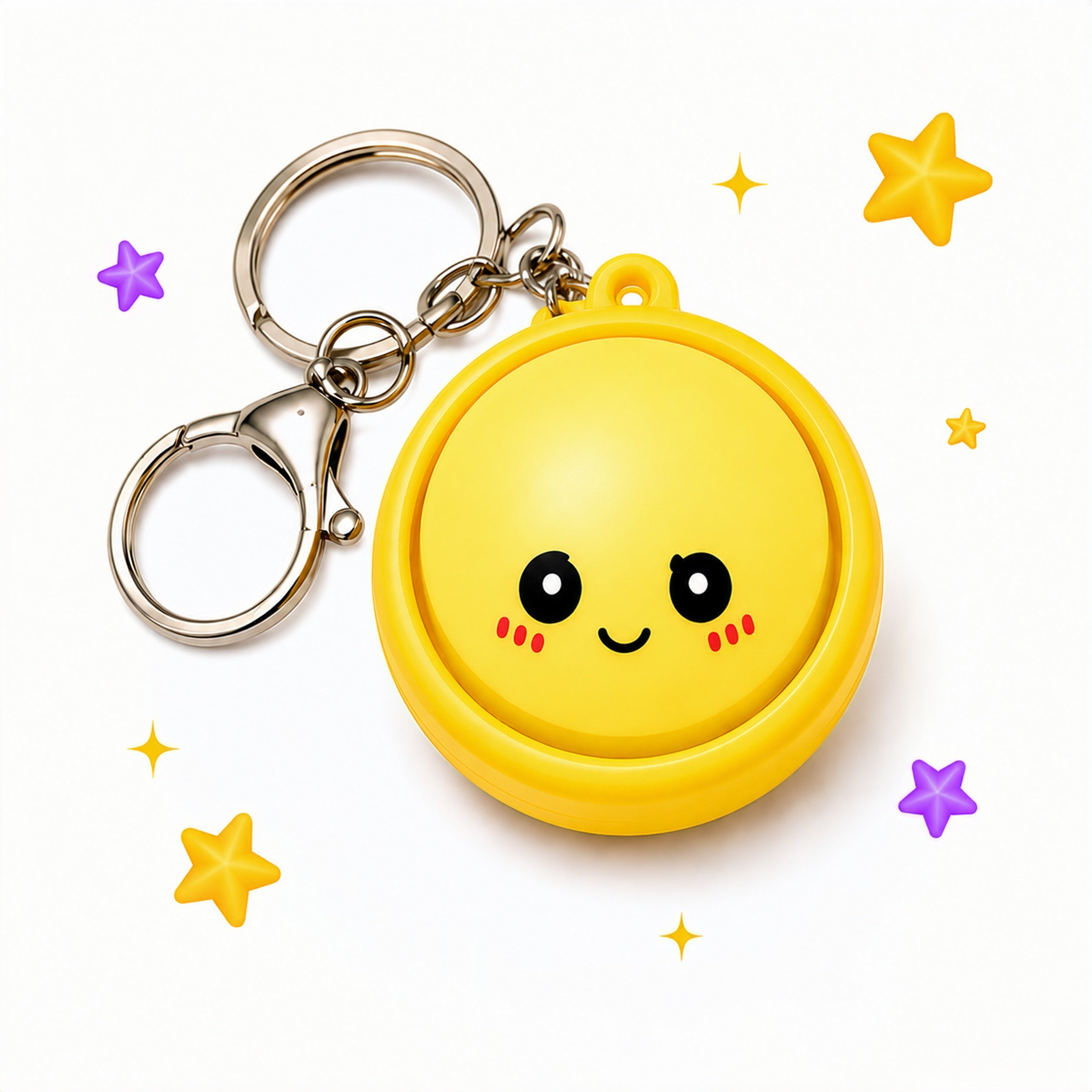 Glowing DumplingT Fidget Keychain
