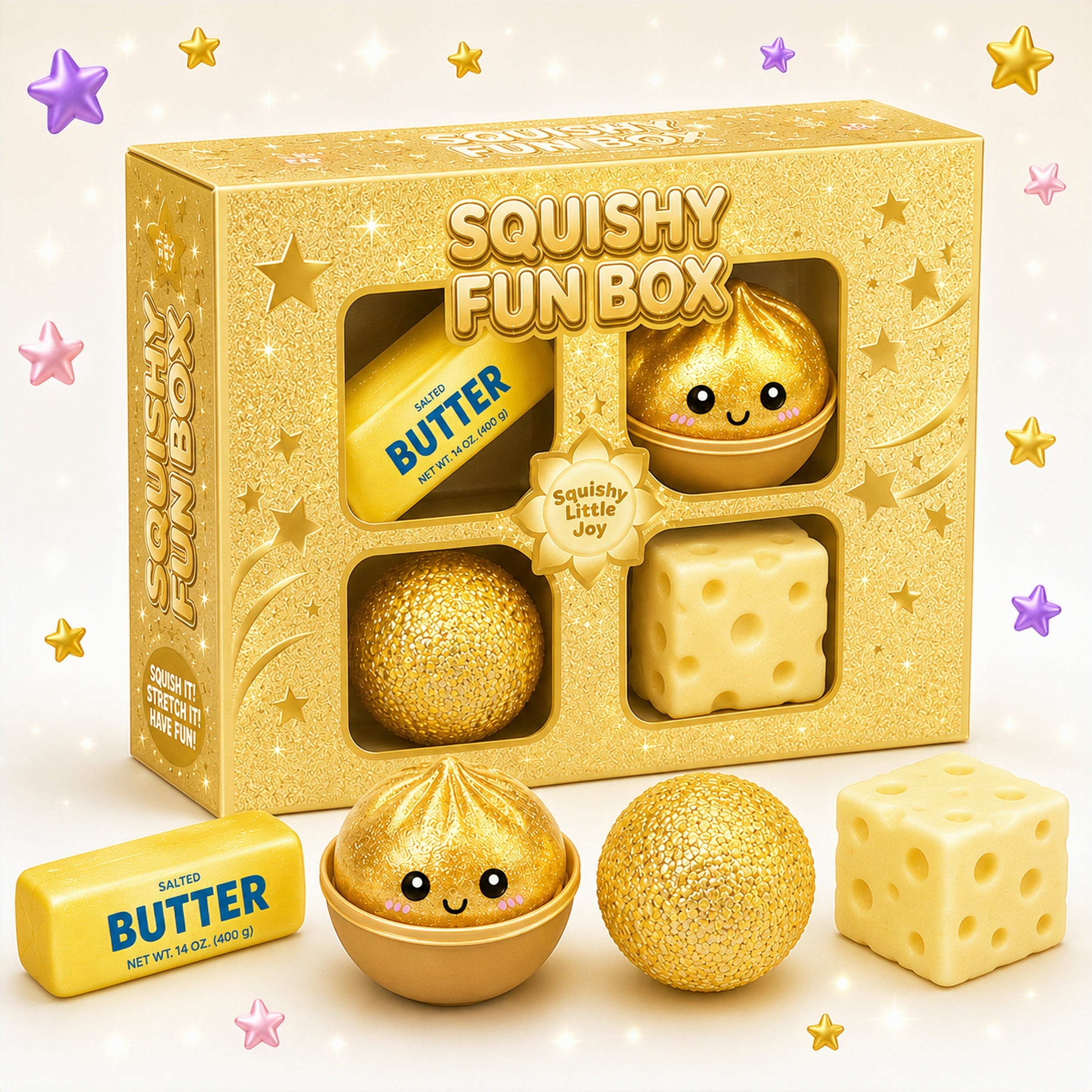 Squishy Fun BoxT Golden Edition