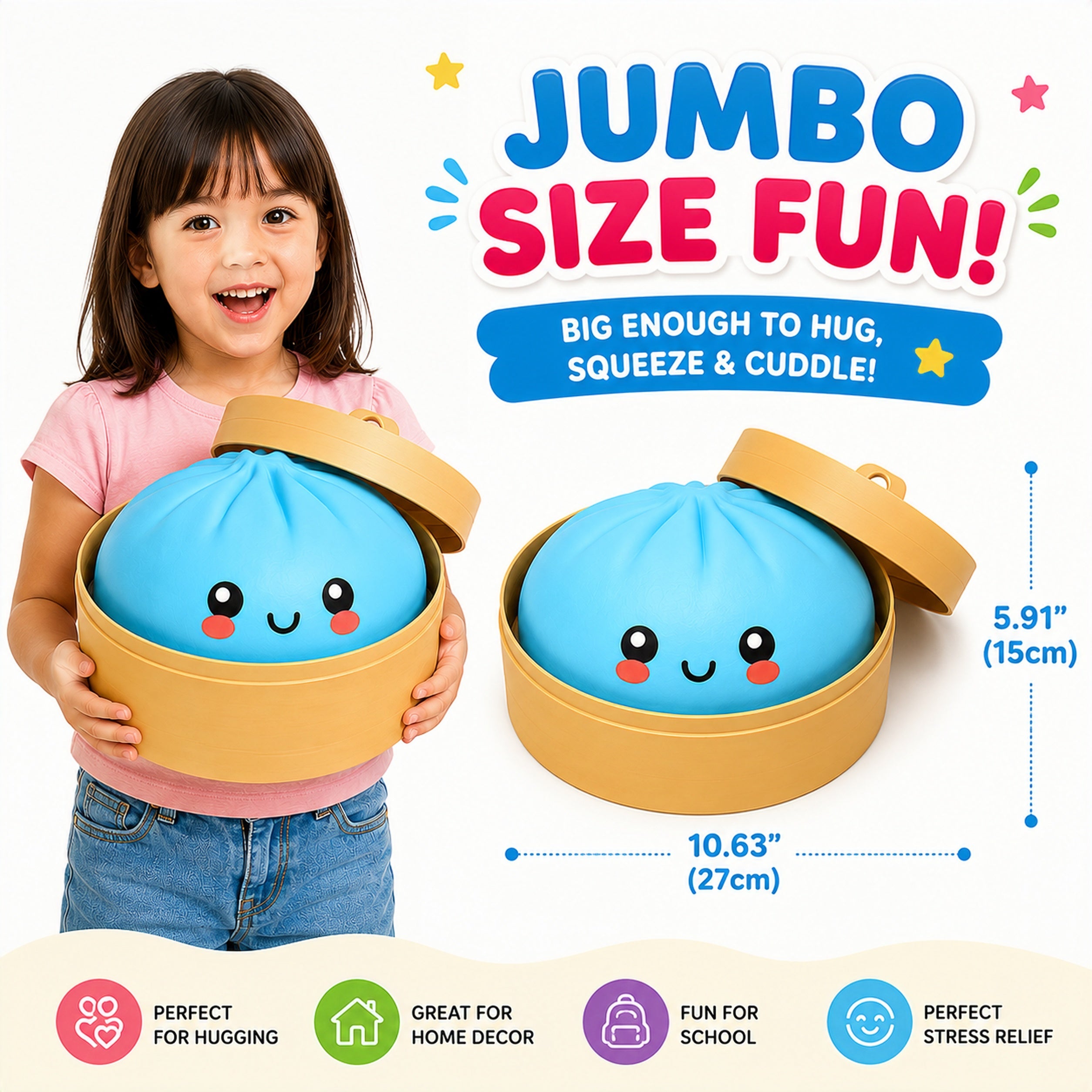Jumbo DumplingT Squishy