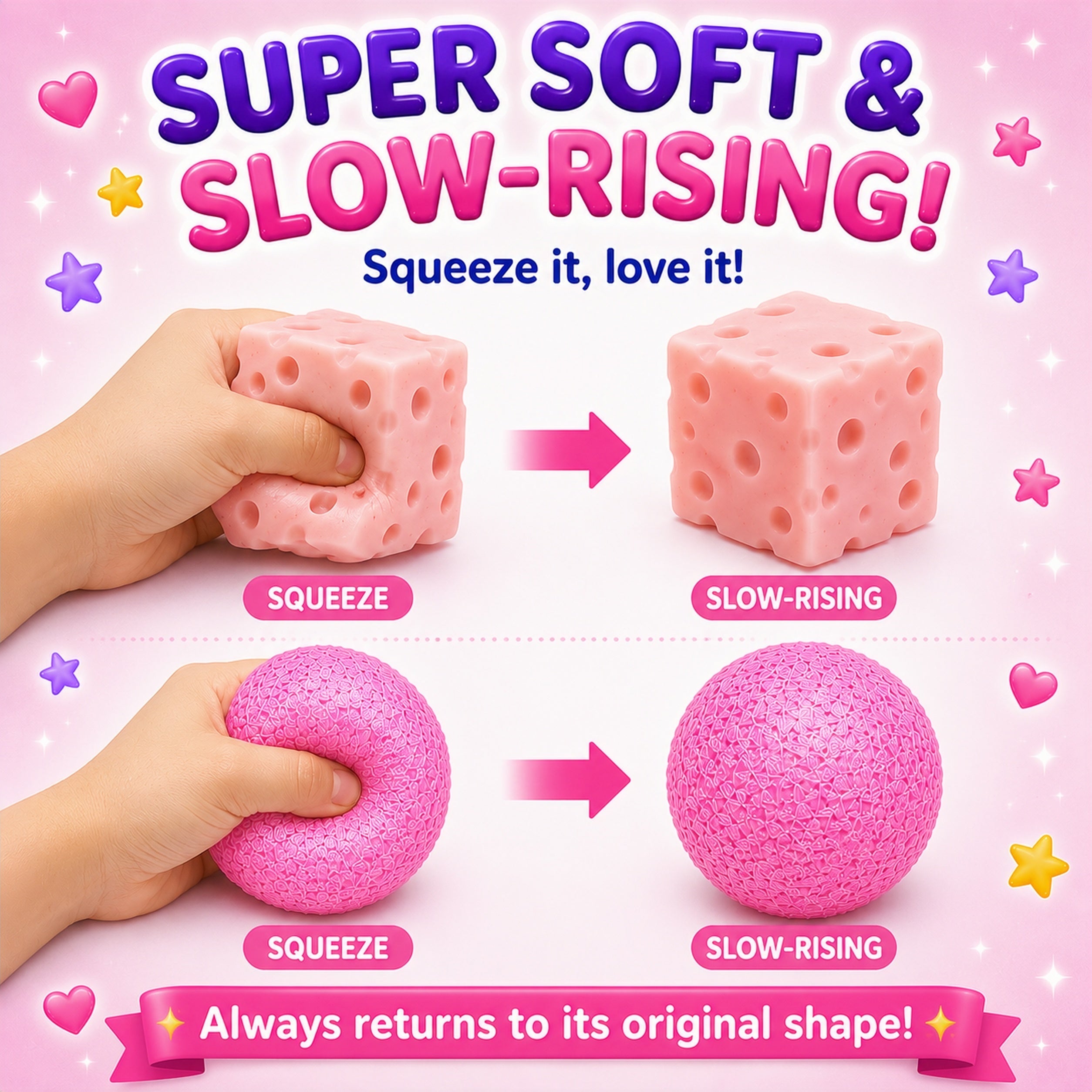 Squishy Fun BoxT Pink Edition