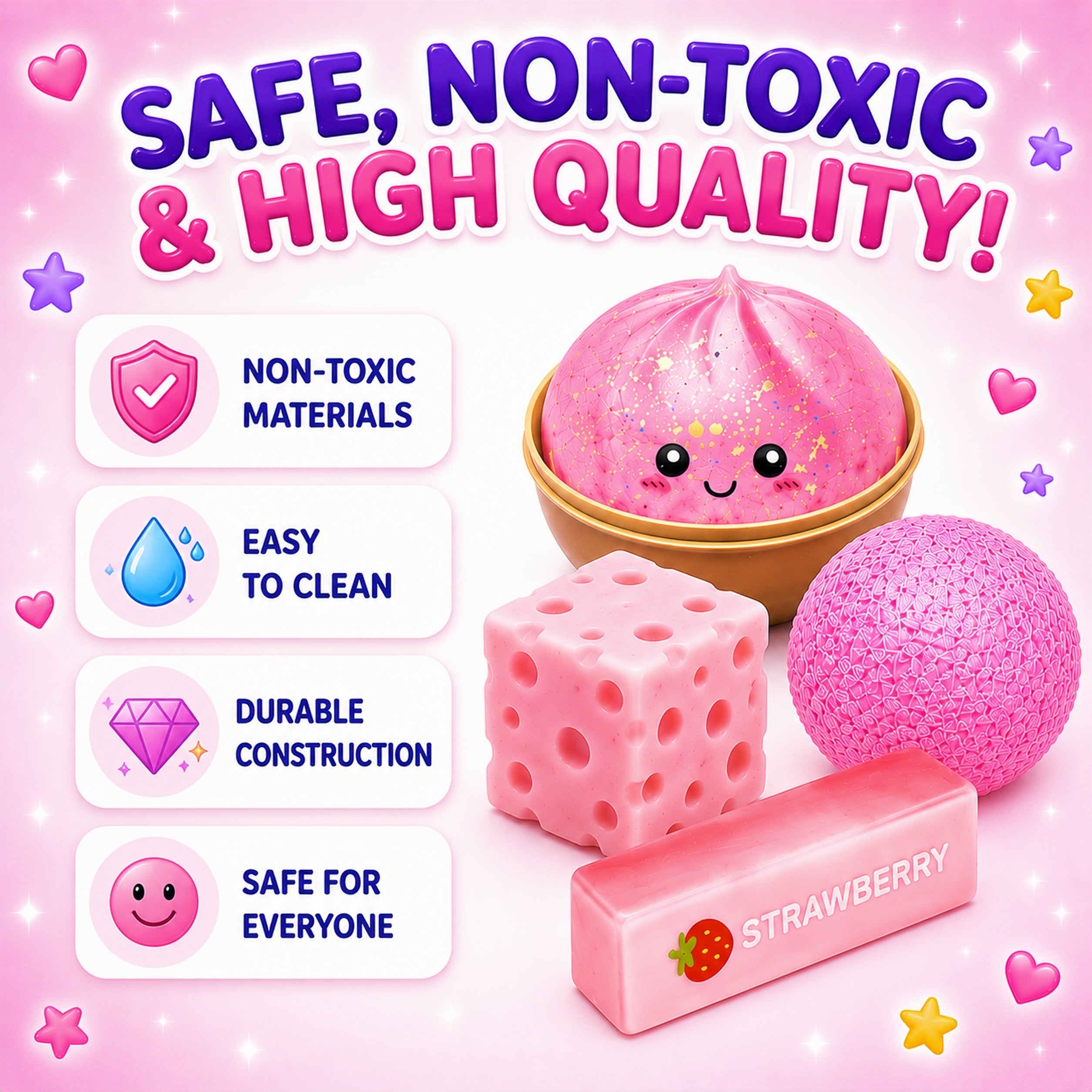 Squishy Fun BoxT Pink Edition