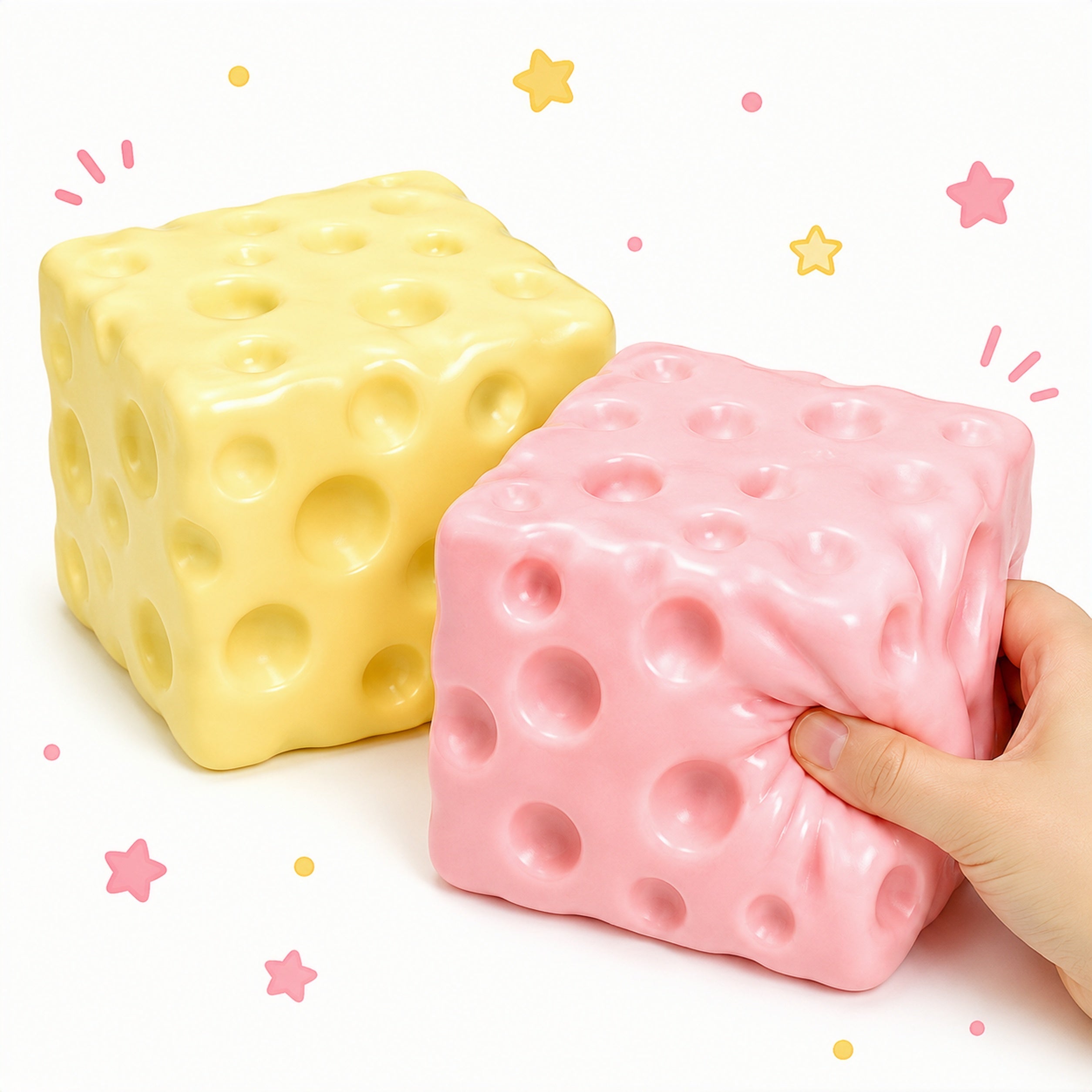 Cheesy BlockT Squishy