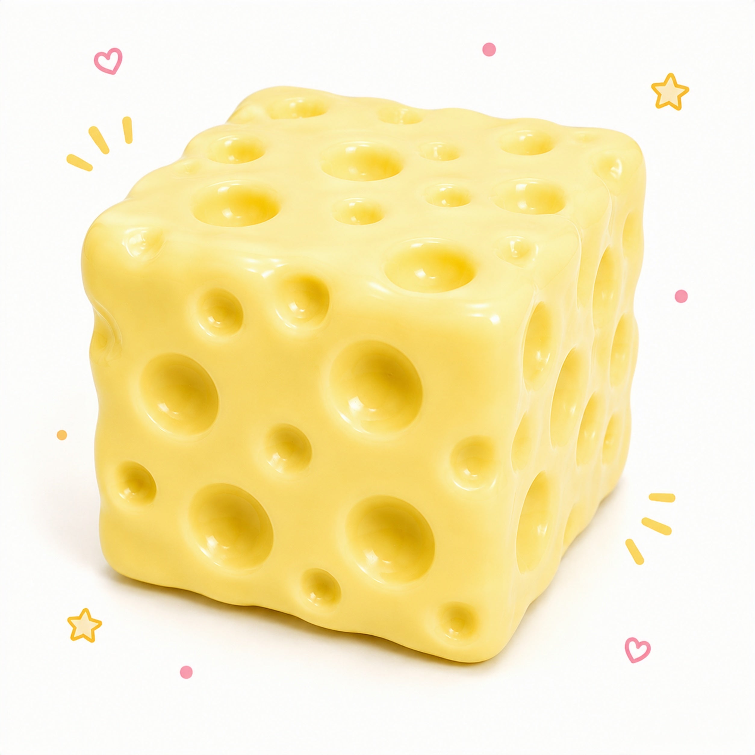 Cheesy BlockT Squishy